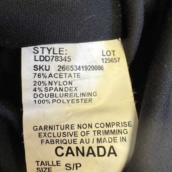 Le Chateau EUC Pencil Dress Floral Blue Midi Size Small - Picture 8 of 10